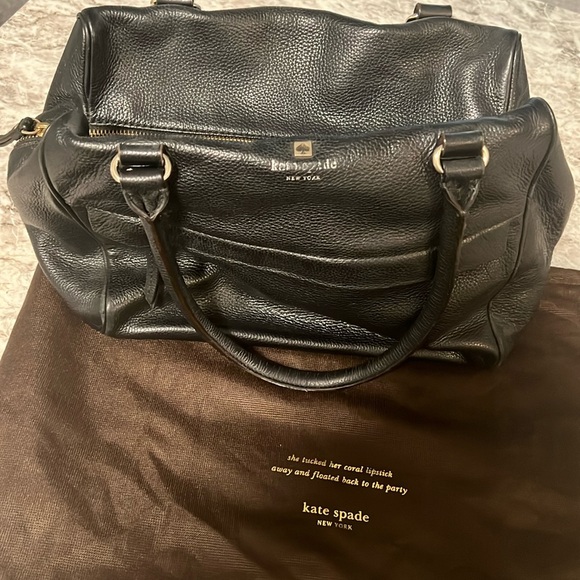 Kate Spade Black Leather Bag - Picture 1 of 6